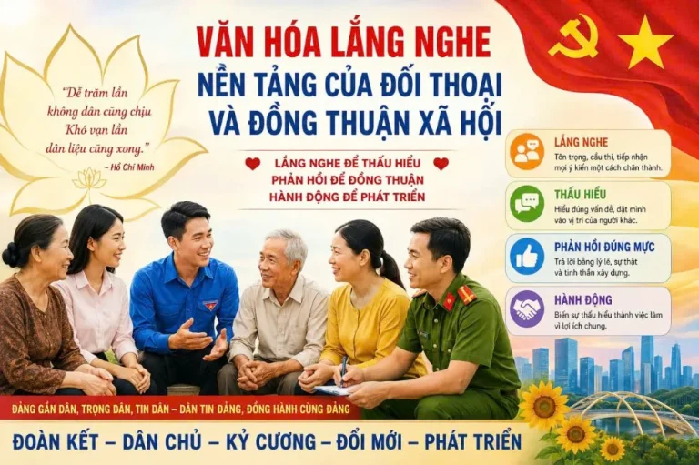 Văn hóa lắng nghe – Nền tảng của đối thoại và đồng thuận xã hội
