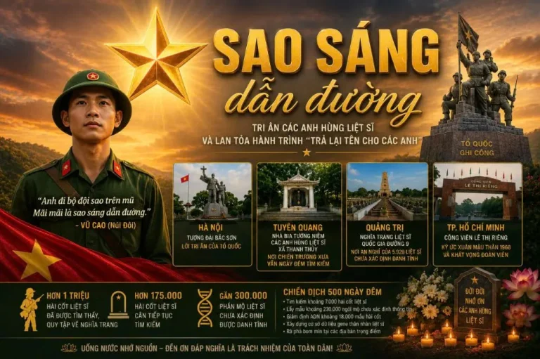 Sao sáng dẫn đường – Khi ký ức trở thành sức mạnh của dân tộc