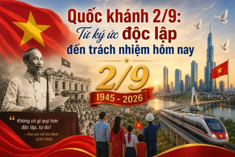 Quốc khánh 2/9: Từ ký ức độc lập đến trách nhiệm hôm nay