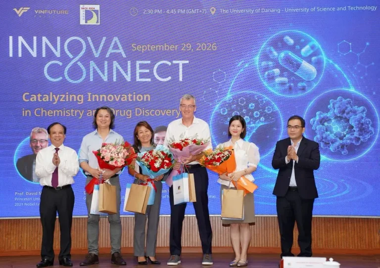 Chương trình chia sẻ học thuật, kết nối khoa học quốc tế, VinFuture InnovaConnect 2026 đến Đà Nẵng