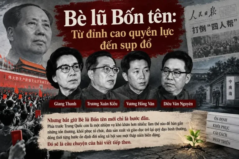 Kỳ 15: Bè lũ Bốn tên – Từ đỉnh cao quyền lực đến sụp đổ