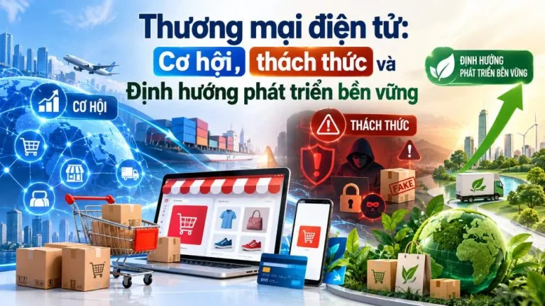 Thương mại điện tử: Cơ hội, thách thức và Định hướng phát triển bền vững