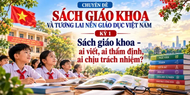 Kỳ I: Sách giáo khoa – ai viết, ai thẩm định, ai chịu trách nhiệm?