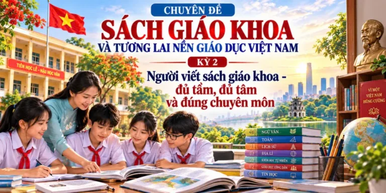 Kỳ II: Người viết sách giáo khoa – đủ tầm, đủ tâm và đúng chuyên môn