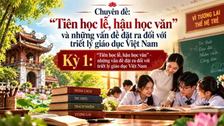 Kỳ 1: “Tiên học lễ, hậu học văn” – những vấn đề đặt ra đối với triết lý giáo dục Việt Nam