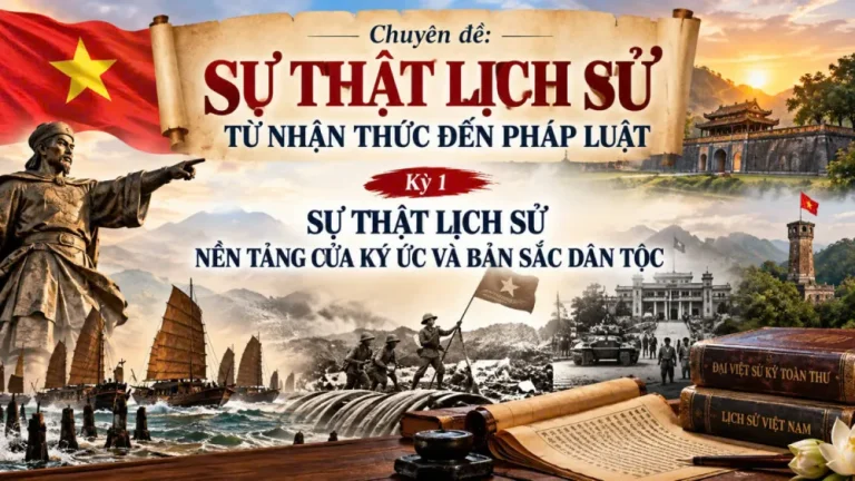 Kỳ 1: Sự thật lịch sử – Nền tảng của ký ức và bản sắc dân tộc