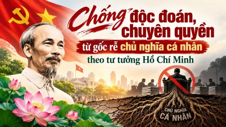 Chống độc đoán, chuyên quyền từ gốc rễ chủ nghĩa cá nhân theo tư tưởng Hồ Chí Minh