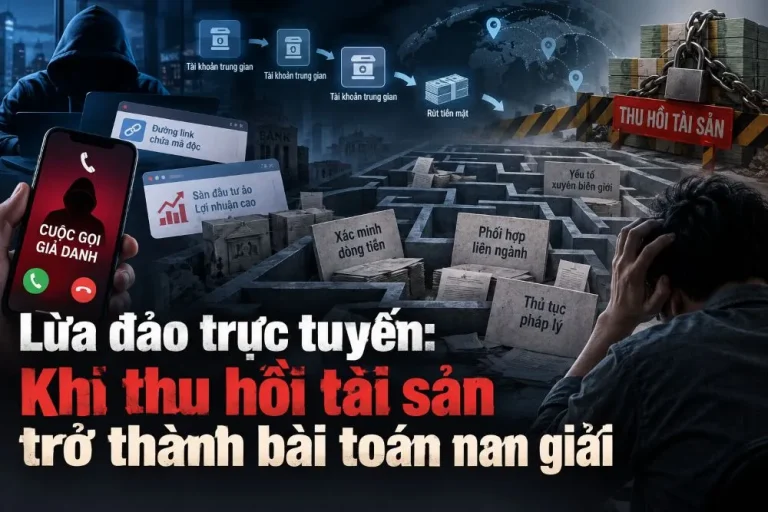 Lừa đảo trực tuyến: Khi thu hồi tài sản trở thành bài toán nan giải